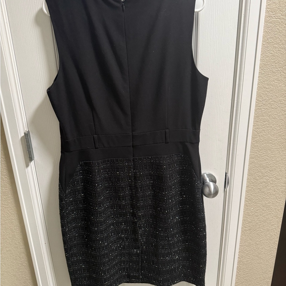 Calvin Klein Black and Gray Mini Dress